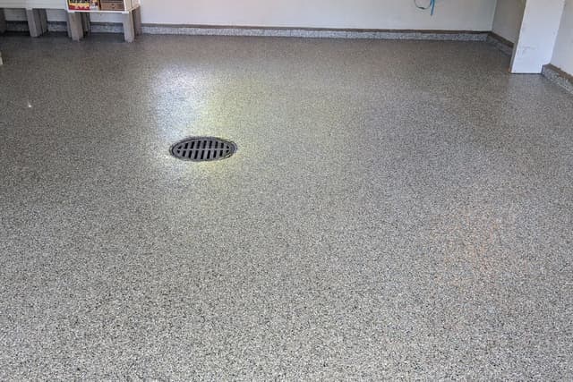 Floor Coated in Lennox Flakes