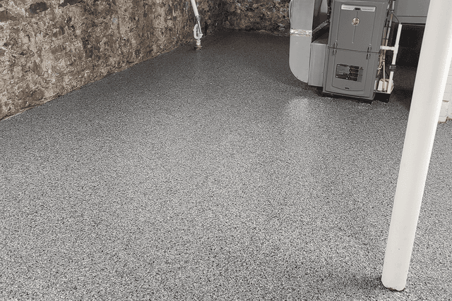 Basement floor in epoxy
